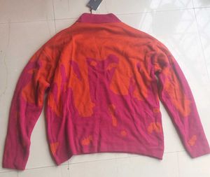 The Roadster Co Stylish Patterned Knit Sweater