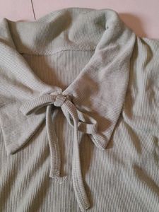 Cute Bow Crop Top💚
