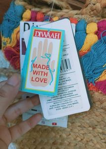 Beautiful Jute sling bag with tassels