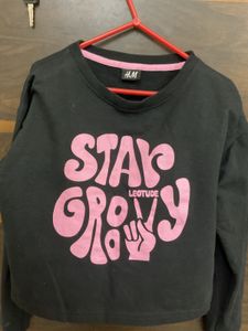Stay Groovy Black Sweatshirt