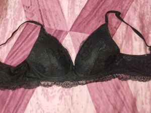 Black Lace Bra