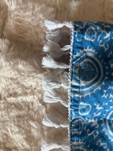 Blue Paisley Tank Top