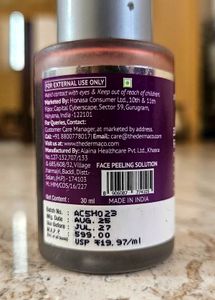 The Derma Co. Face Peeling Solution