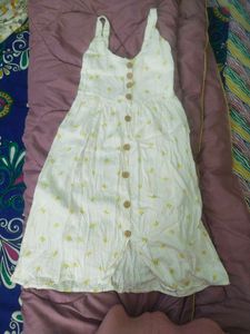 Floral Sundress with Buttons