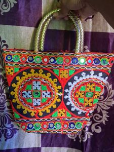 Handmade Embroidered Handbag