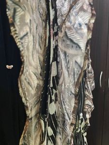 Floral Sequin Mini Dress