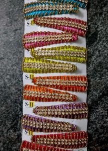 Hand Made Silk Thread Tic Tac ClipHair Accessories