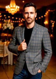 Stylish Checks Blazer