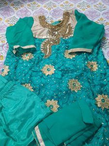 Embroidery Heavy Party Wear Suit
