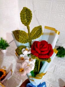 Crochet Rose🌹🌹 Flower Bouquet💐💐
