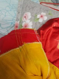 Customised Dress With Duppata Marigin Available