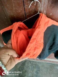 Kids Orange &amp; Black Hoodie Set