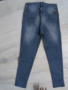 Dark Wash Denim Jeans - 26 In