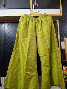 Mehndi Green Sharara Suit Set