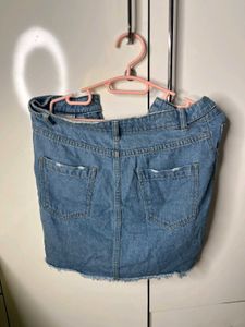 Denim Mini Skirt