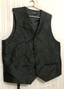 Umo Lorenzo Black Waistcoat