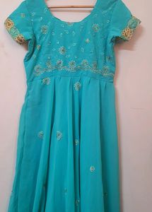 Cyan Tailor Made Gown