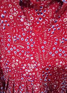 Pretty Red Tunic Top❤️