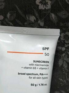 Minimalist SPF 50 Sunscreen