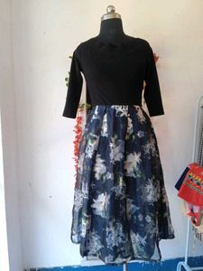 Elegant Floral Midi Dress