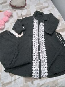 Black Dress Cord Set Comfortable