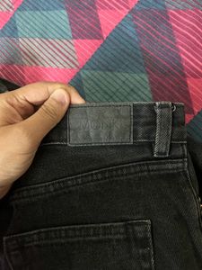 Charcoal Black Monki Mom Jean