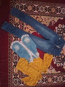 Denim and Top For Kids
