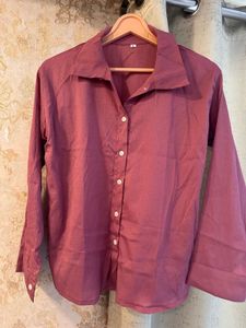 Brand New Trendy Full Sleeves Shirt, Bust- 34