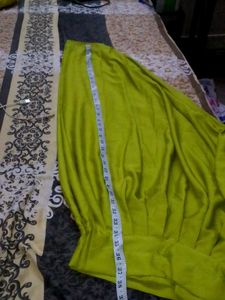 Farsi Salwar Green Kurti  Set