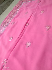Pink Saree