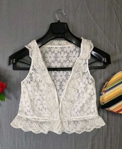 Off-white Lace Shrug