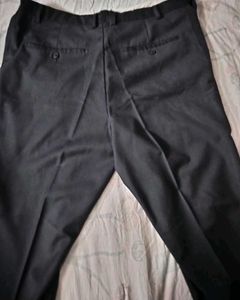 Black Trousers Waist Adjustable