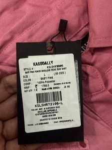 Pink Tie-Front Blouse