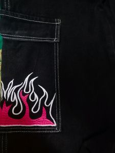 Pocket Wide Leg Jeans
