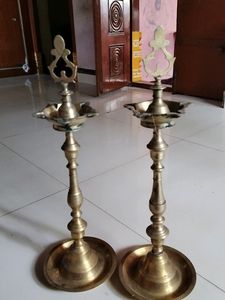Brass Kuthu Vilakku Set...