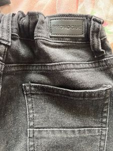 Kids Black Denim Jeans