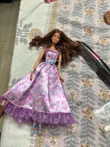 Vintage Floral Barbie Dress