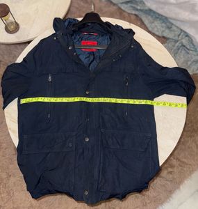 zara men  Navy Blue Jacket