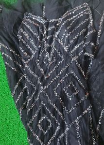 Cocktail Stone Work Gown