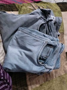 Totally Used Jeans Branded Colour Faded Siz M