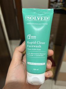 The Solved Skin Benzoyl Peroxide Face Wash