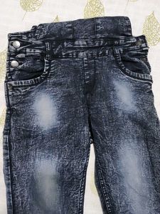 Denim Straight Leg Jumpsuit