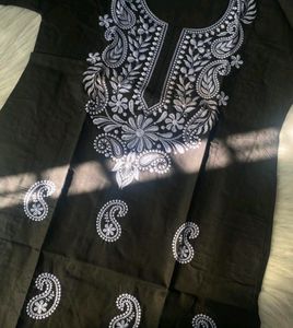 Cotton Chikankari Kurti
