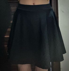 Black Skater Skirt