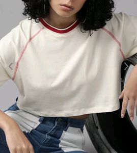 Boxy Fit Crop T-shirt