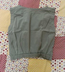 Grey Jacket And Crop Top