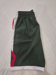 Green Graphic Shorts