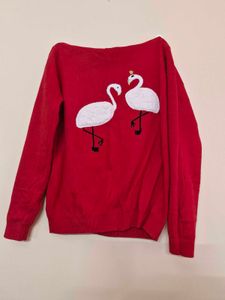 Red Flamingo Sweater
