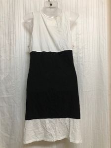 Nautica White &amp; Black Mini Dress
