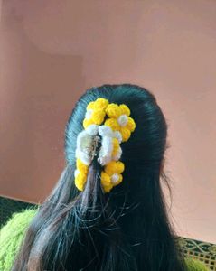 Flower Hair Claw Clips